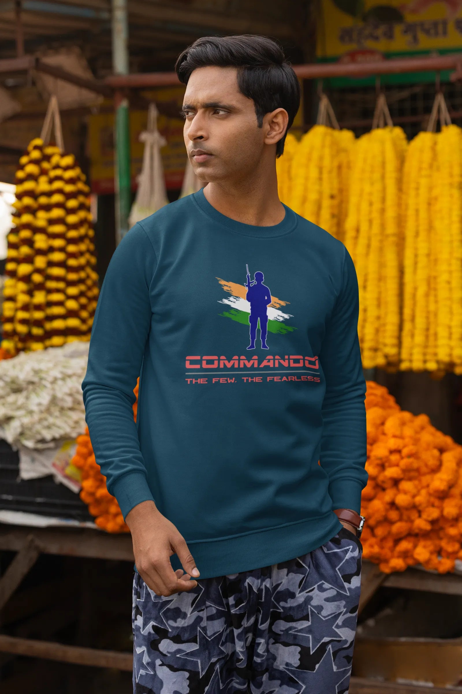 Commando - De weinigen, de onverschrokkenen Unisex sweatshirt