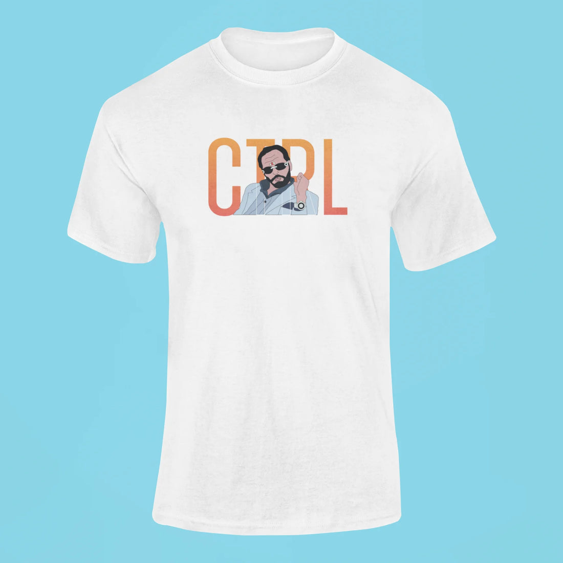 control uday control t shirt black