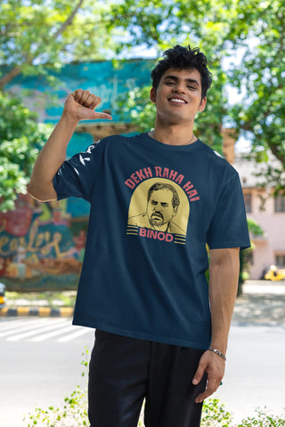 Dekh raha hai Binod Oversized T-Shirt