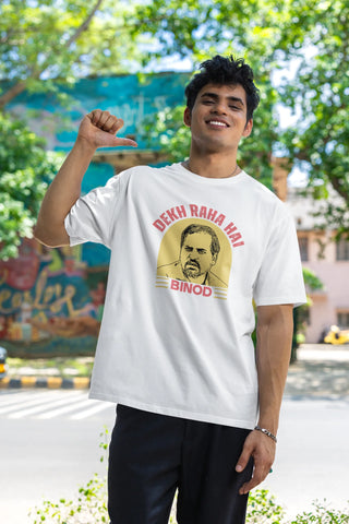Dekh raha hai Binod Oversized T-Shirt