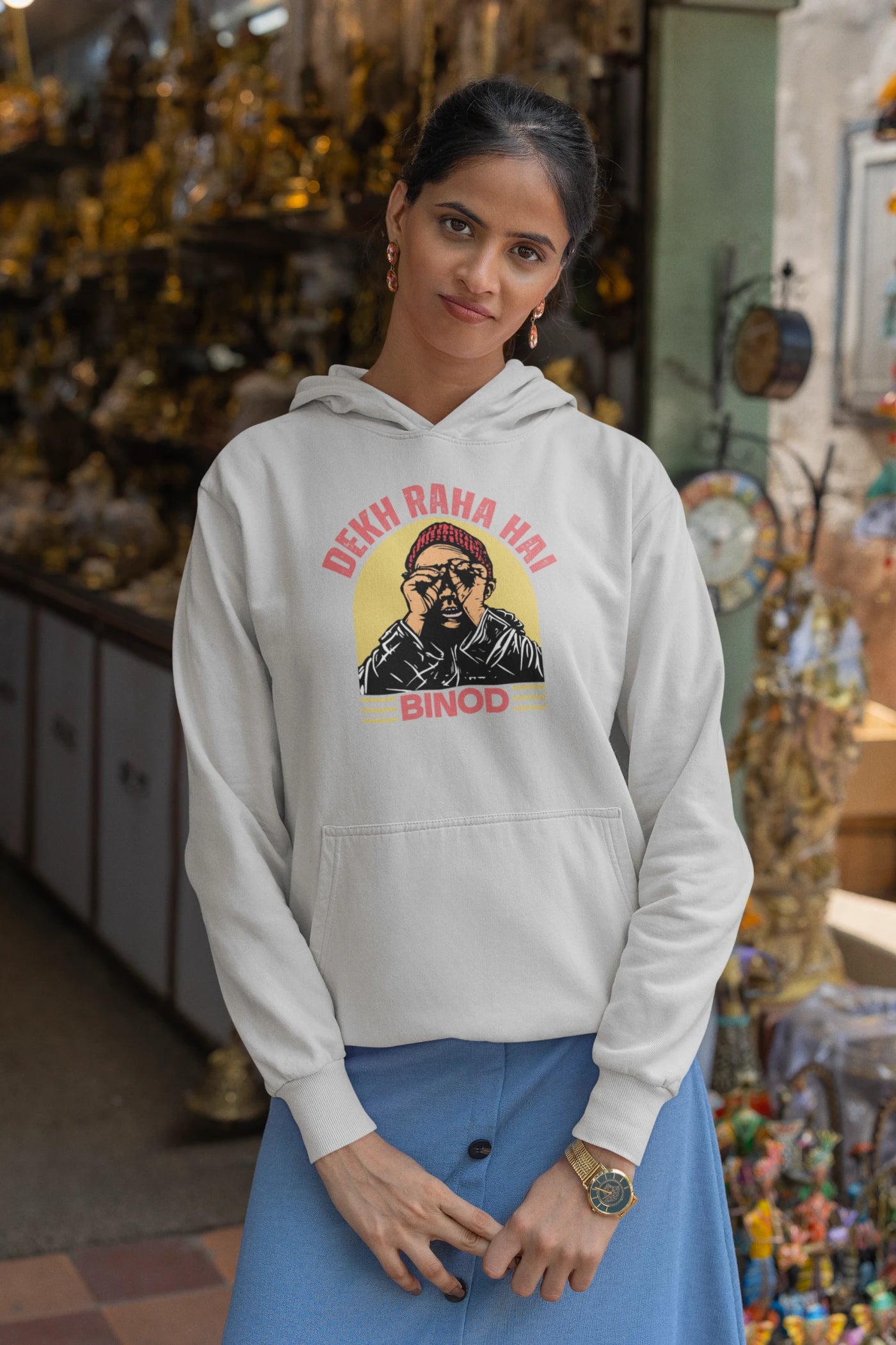 Dekh Raha Hai Binod Unisex Hoodie