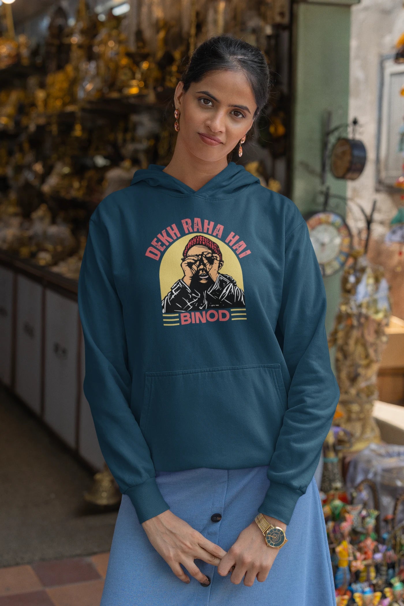 Dekh Raha Hai Binod Unisex Hoodie