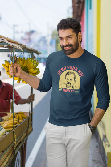 Dekh raha hai Binod Unisex Sweatshirt