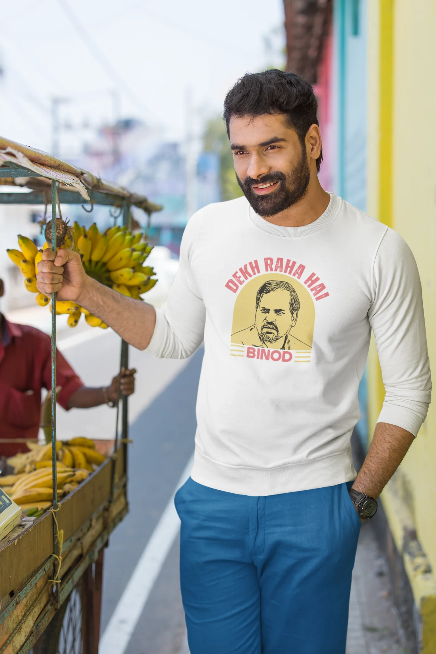 Dekh raha hai Binod Unisex Sweatshirt