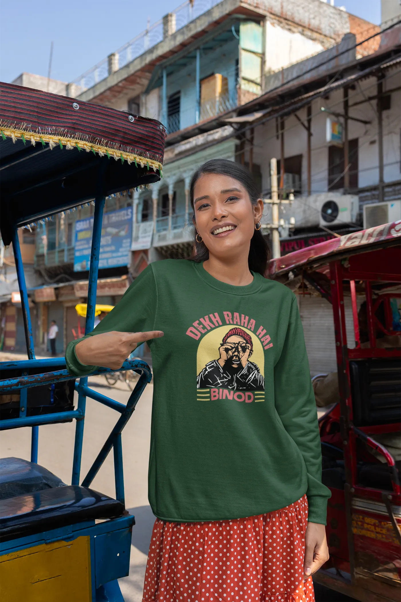 Dekh Raha Hai Binod unisex sweatshirt