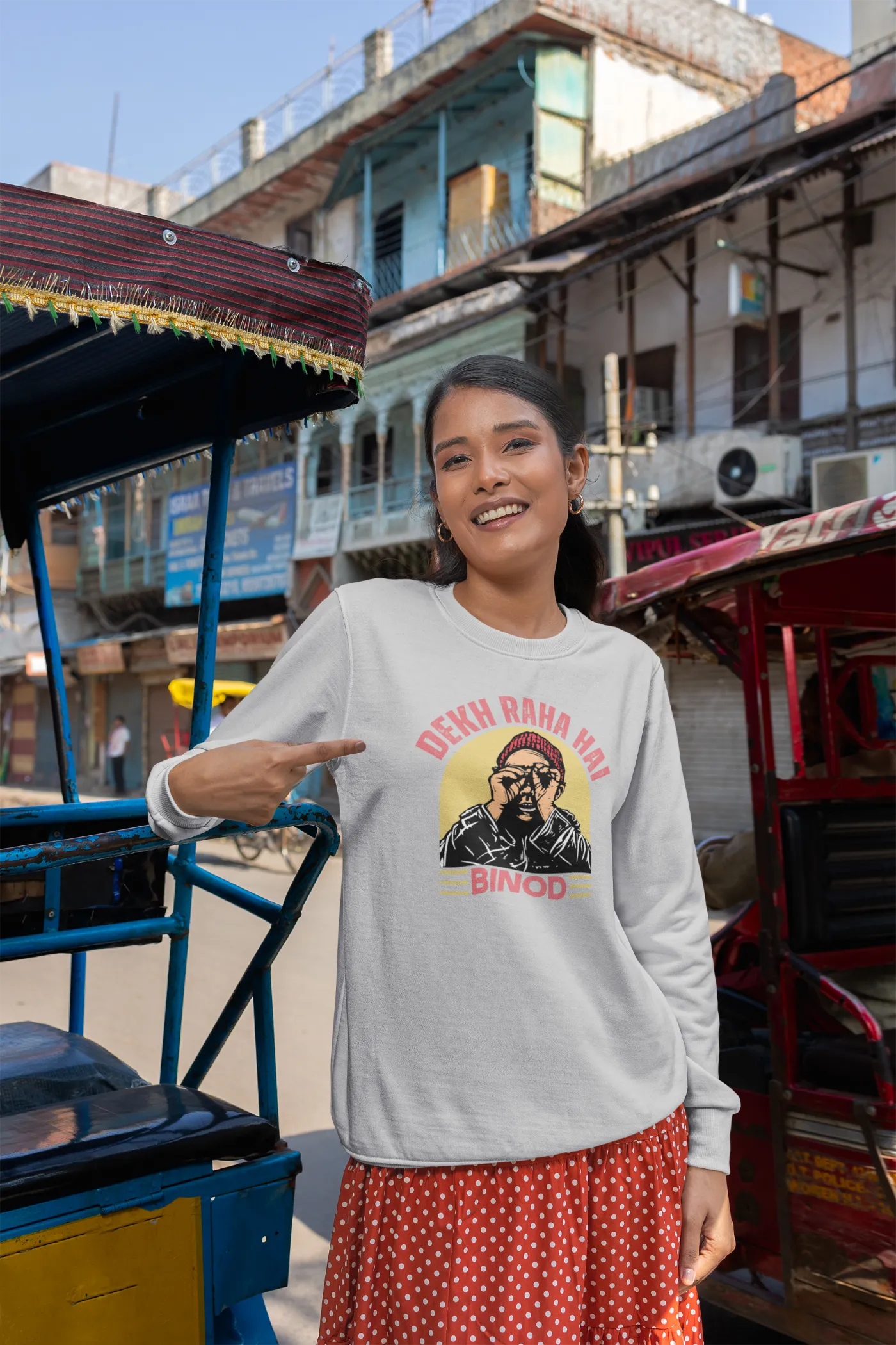 Dekh Raha Hai Binod unisex sweatshirt