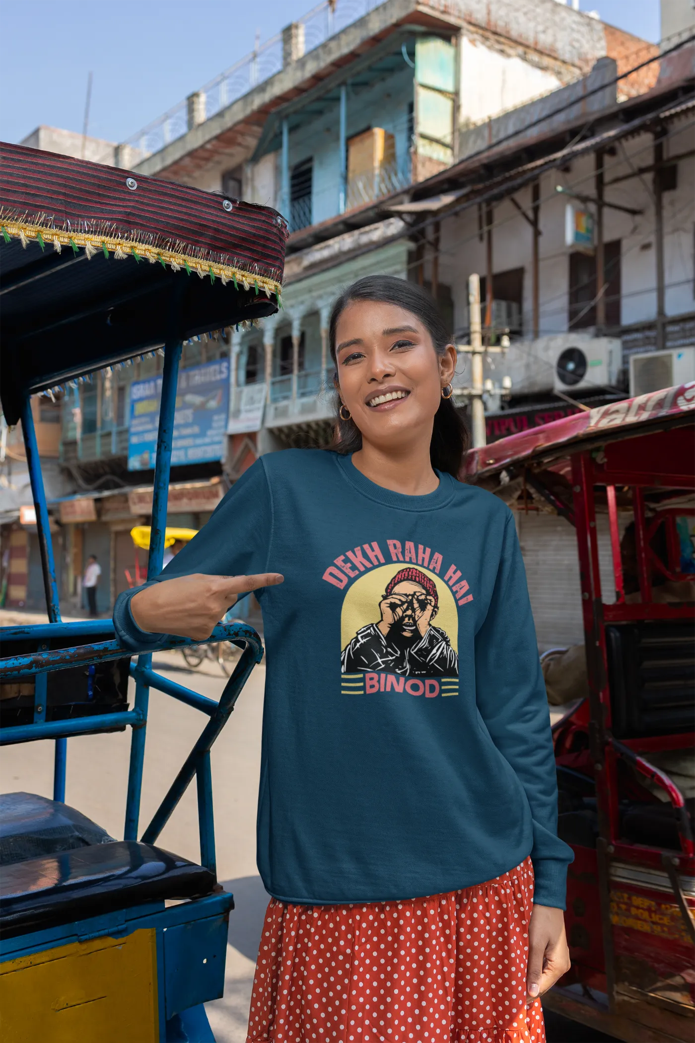 Dekh Raha Hai Binod unisex sweatshirt