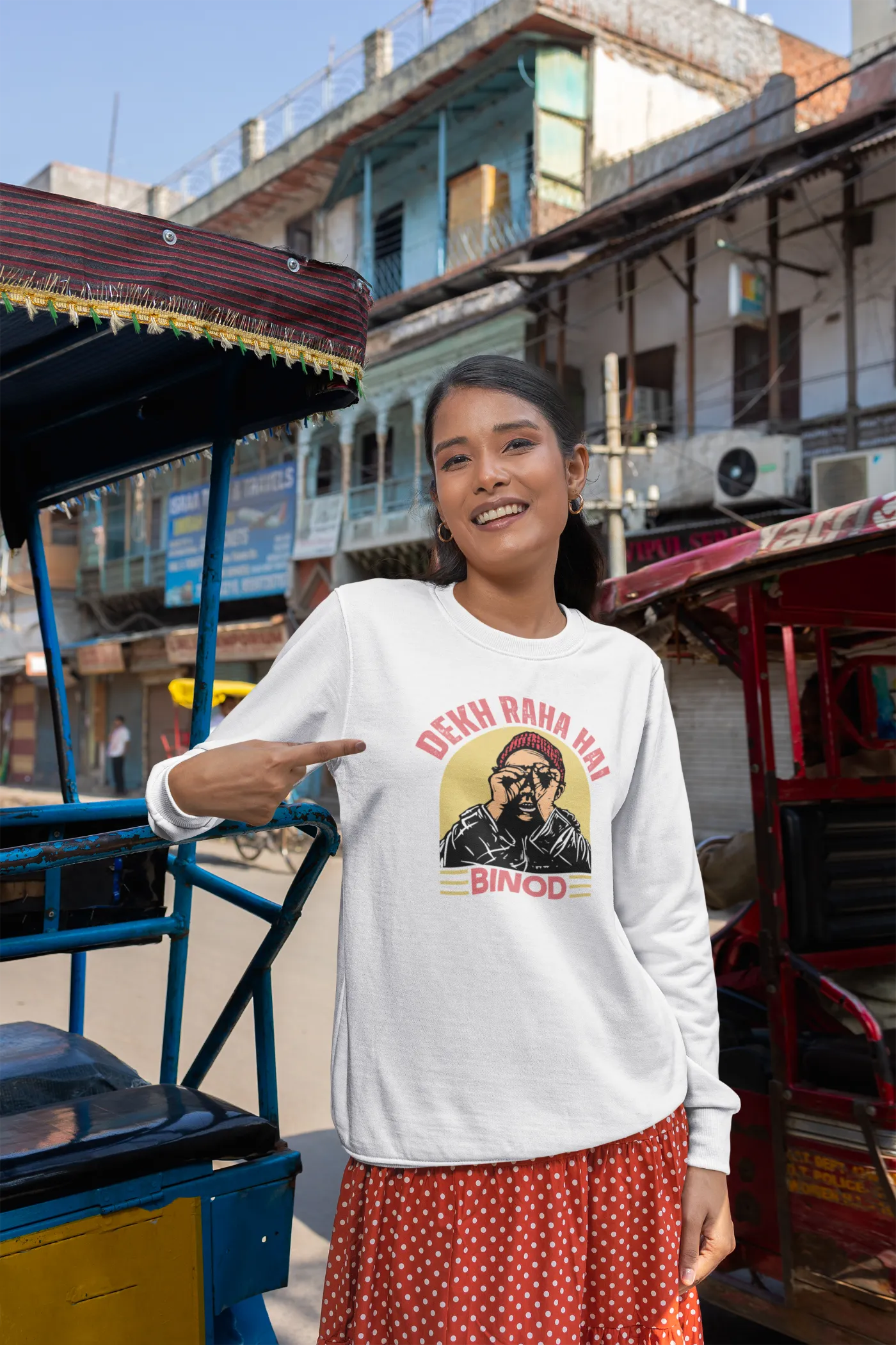 Dekh Raha Hai Binod unisex sweatshirt