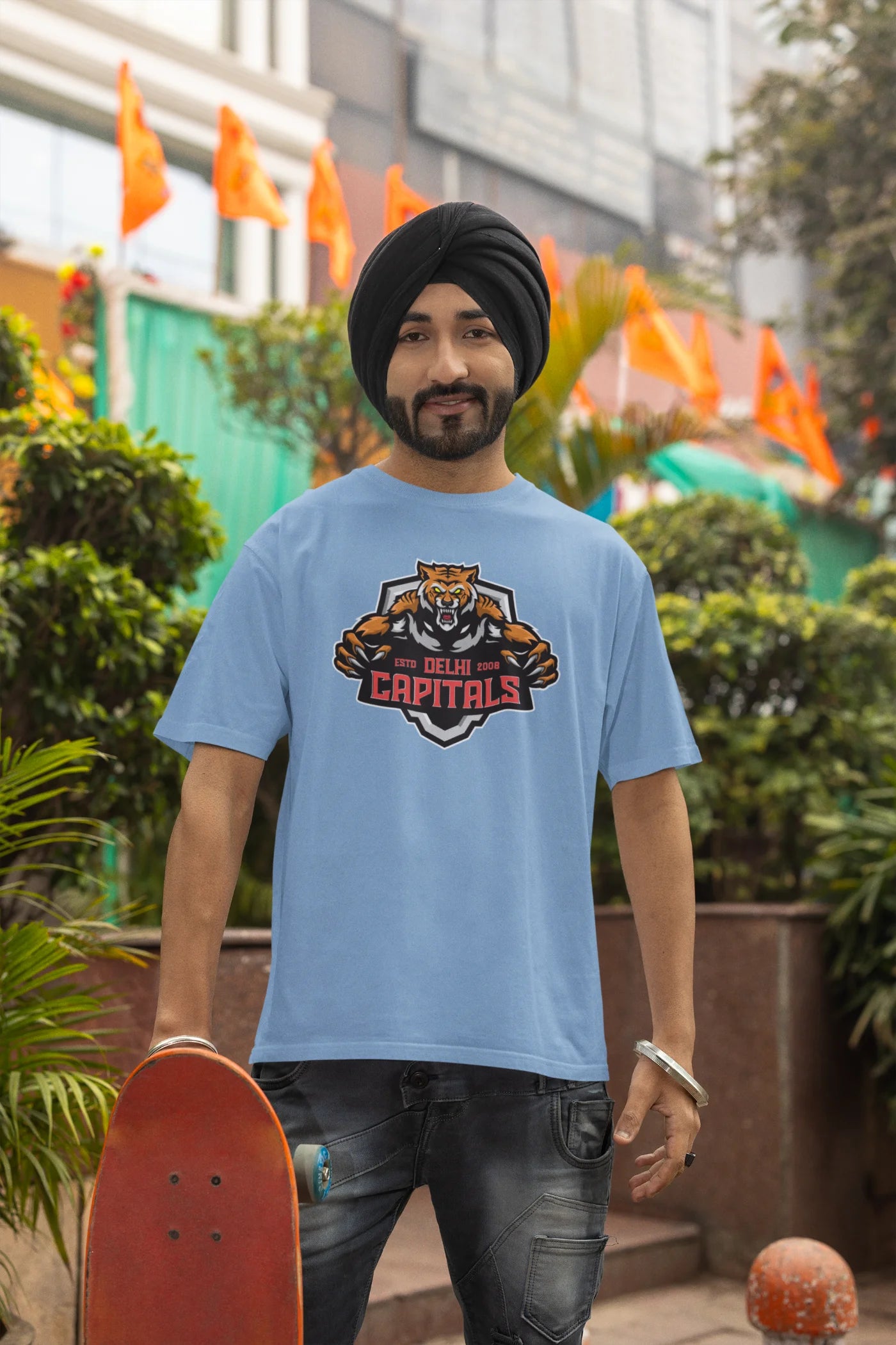 Delhi Capitals EST 2008 Oversized T-shirt