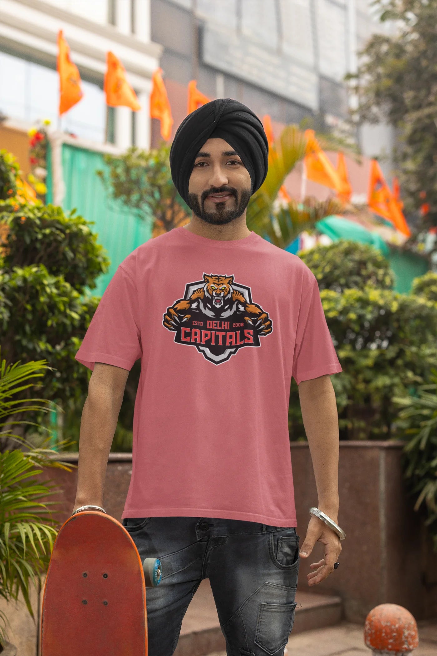 Delhi Capitals EST 2008 Oversized T-shirt