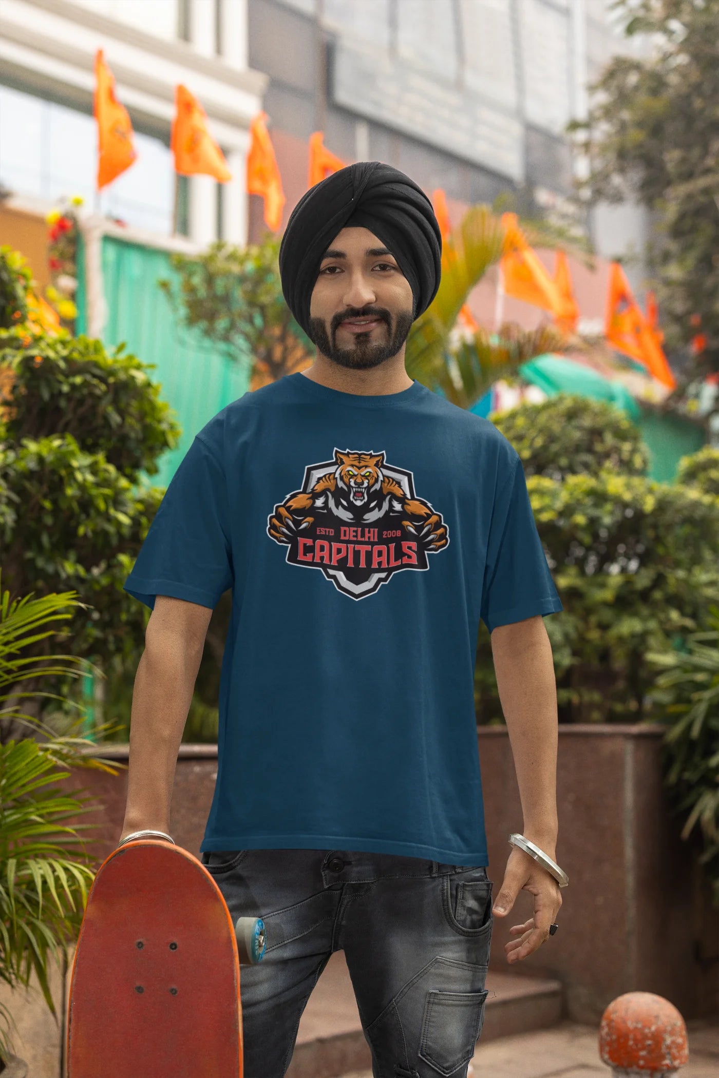 Delhi Capitals EST 2008 Oversized T-shirt