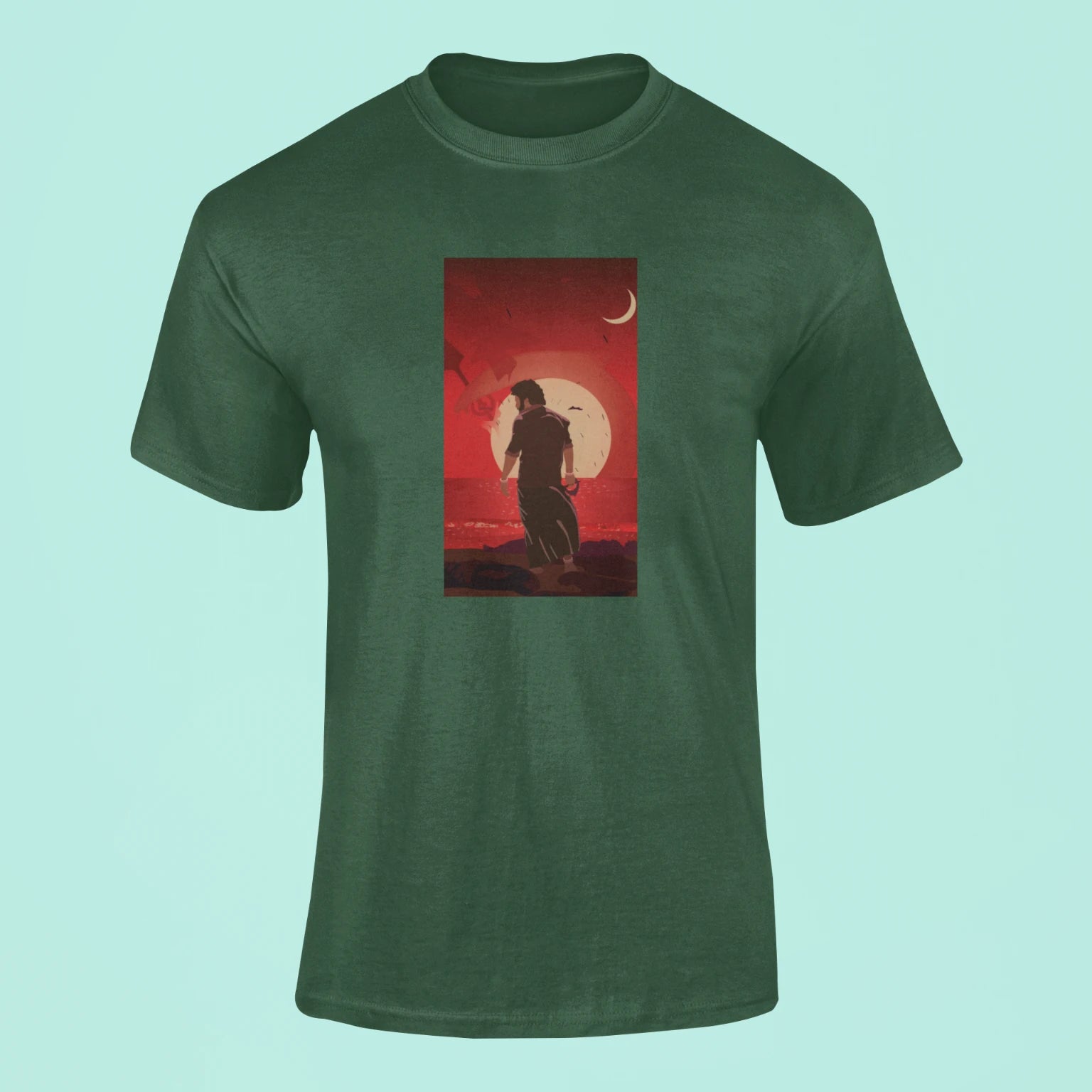 devara t shirt green