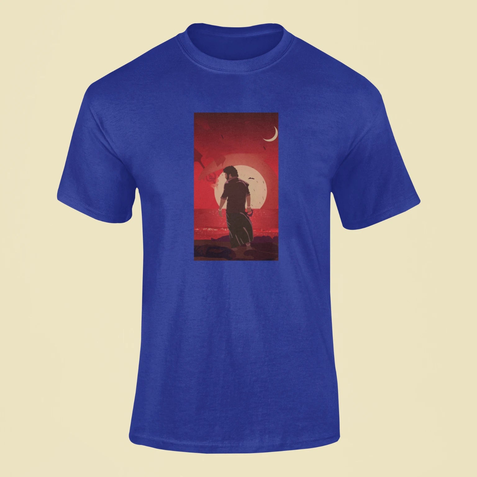 devara t shirt royal blue