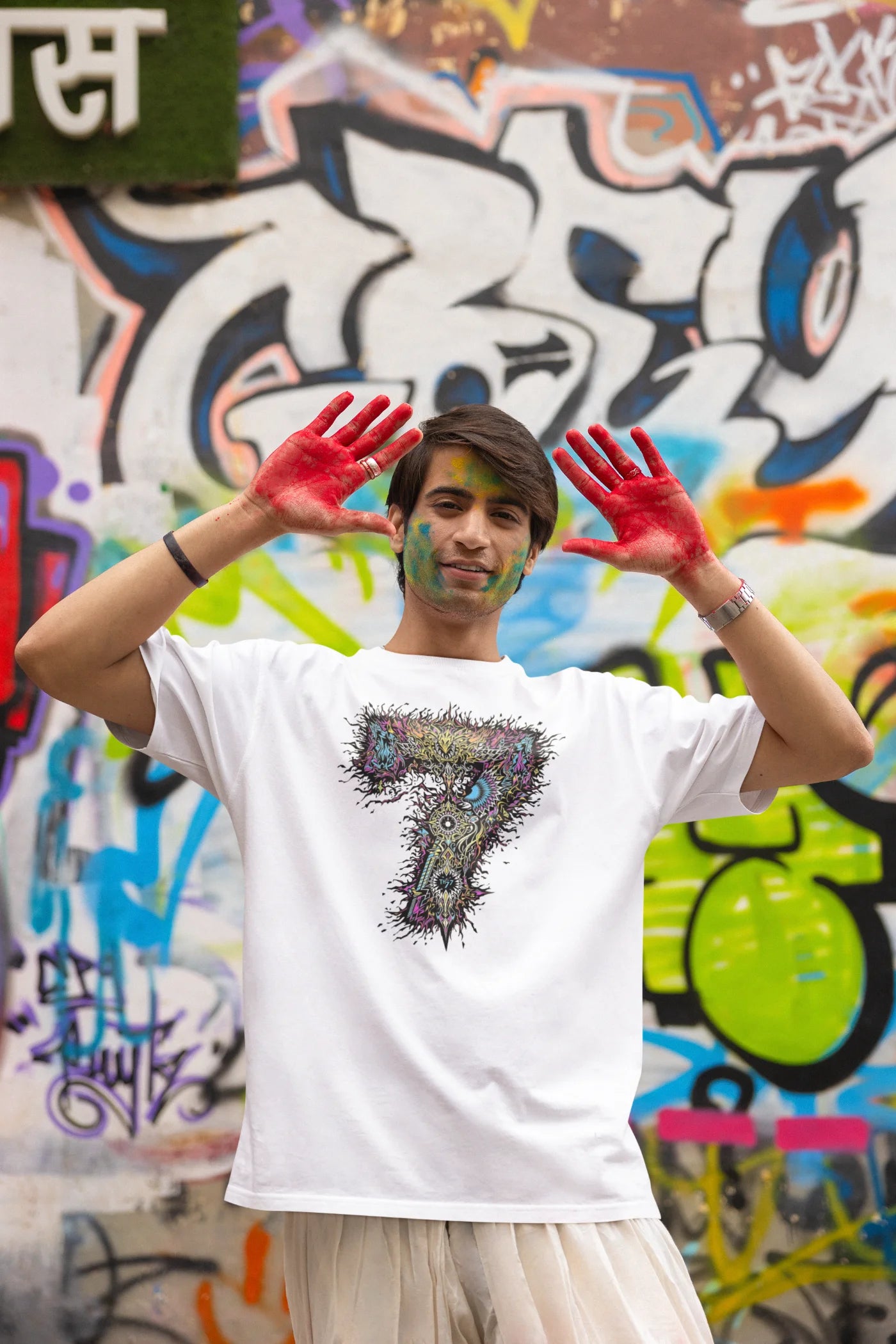 Dhoni 7 oversized T-shirt