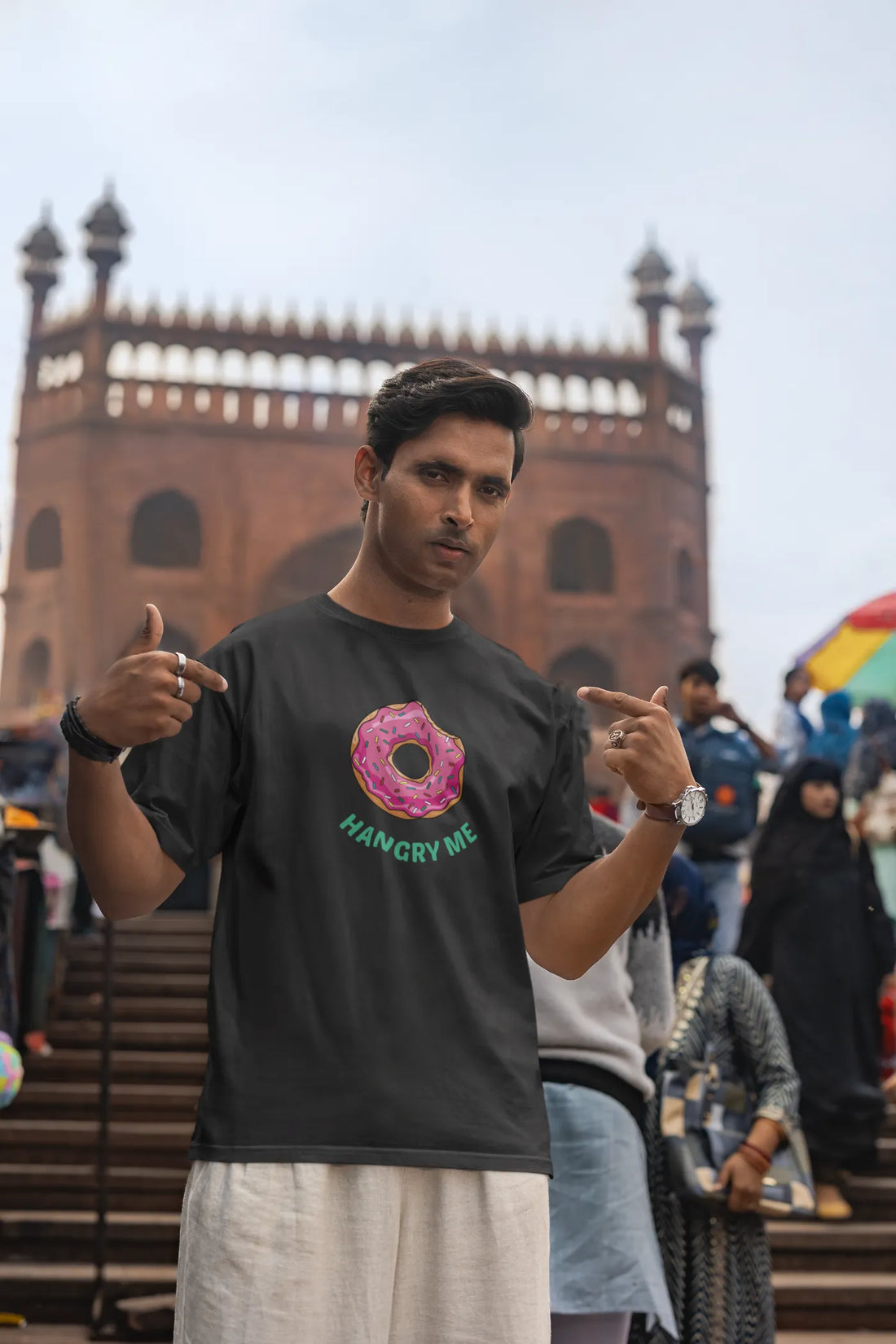 Do nut Hangry Me Oversized T-Shirt