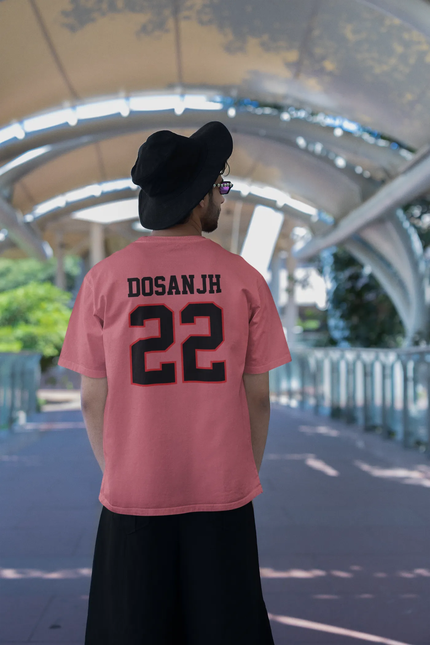 Dosanjh 22 Back Print Oversized T-Shirt