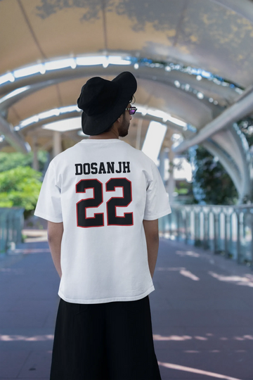 Dosanjh 22 Back Print Oversized T-Shirt