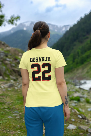 Dosanjh 22 Back Print T-Shirt
