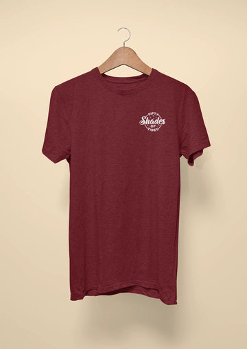 fifty shades of tired maroon
