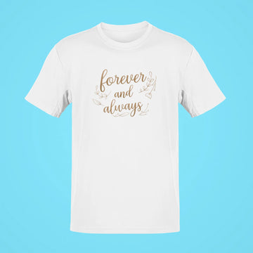 forever and always oversized t shirt white