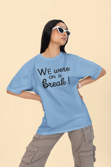 VRIENDEN We hadden een pauze Oversized T-shirt