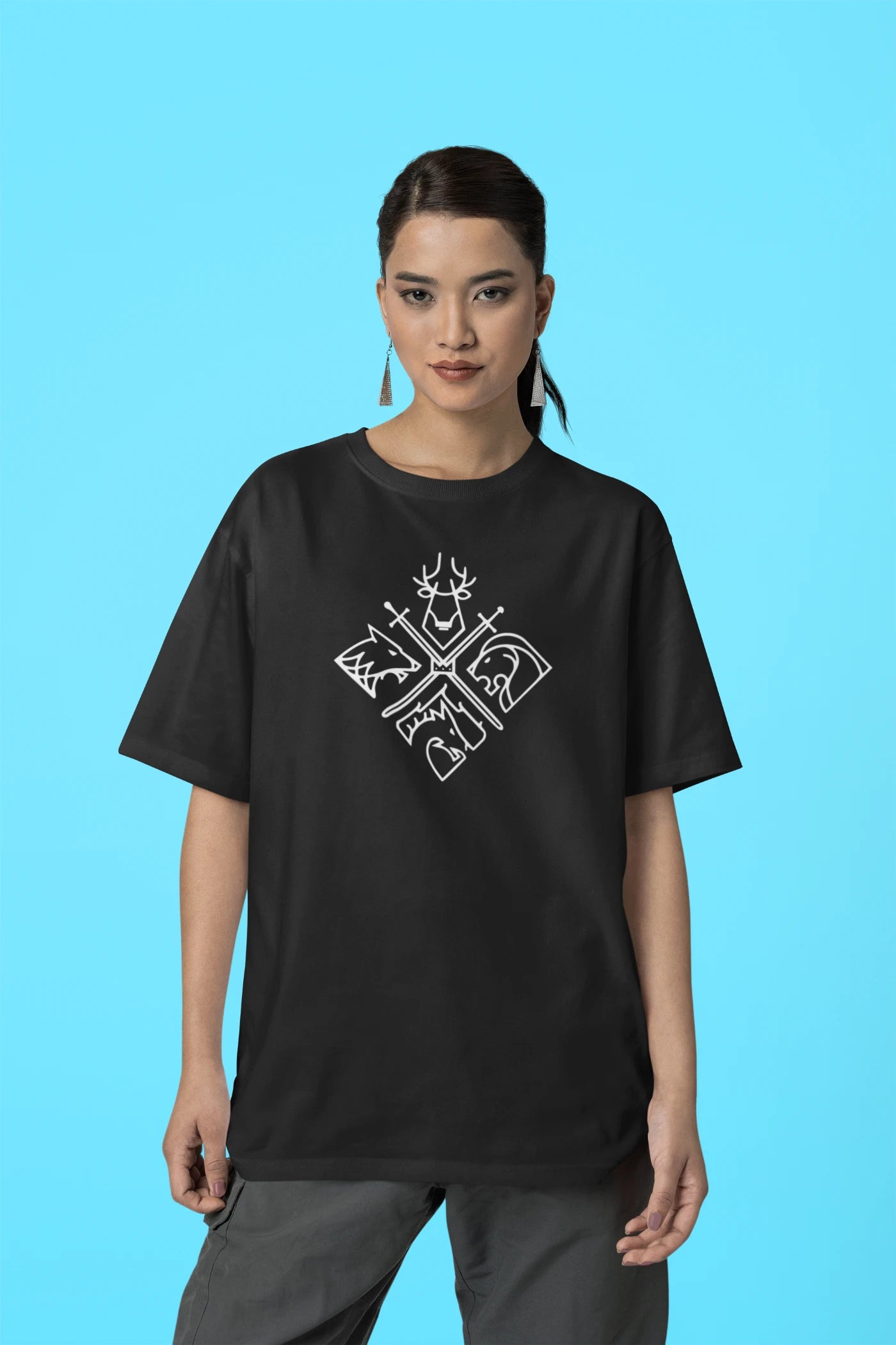 Game of Thrones Houses Oversized T-Shirt