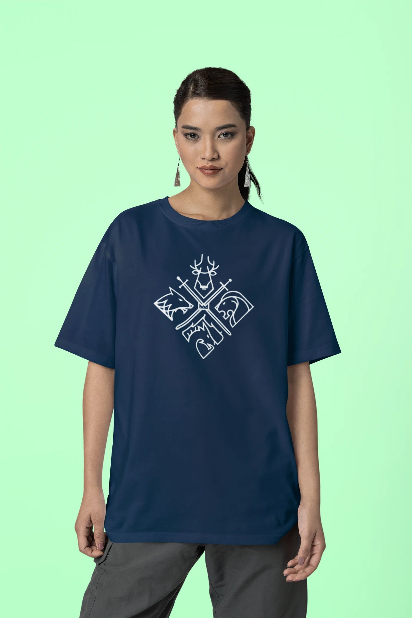 Game of Thrones Houses Oversized T-Shirt