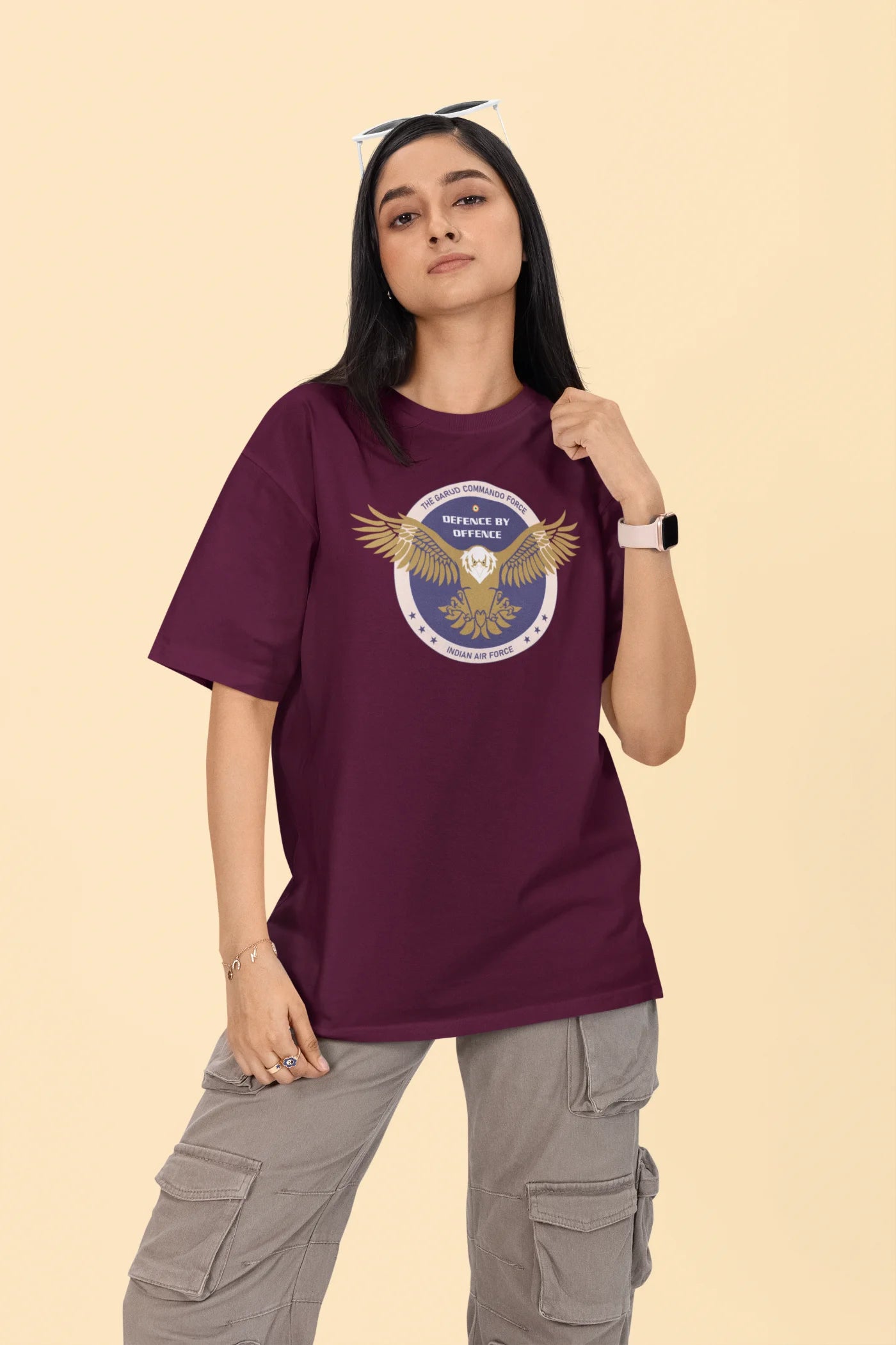 Garud Commando Force Oversized T-Shirt