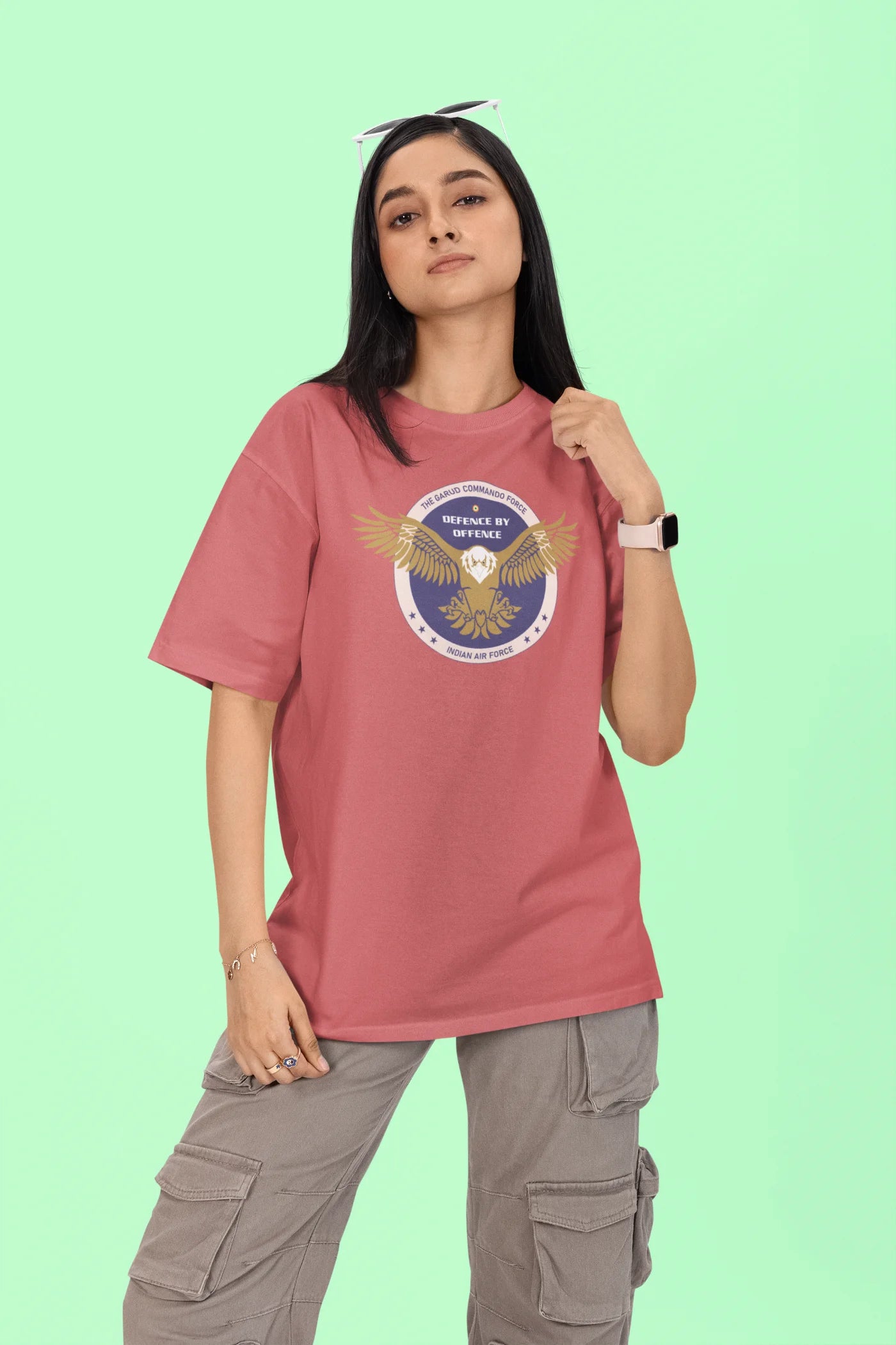 Garud Commando Force Oversized T-Shirt