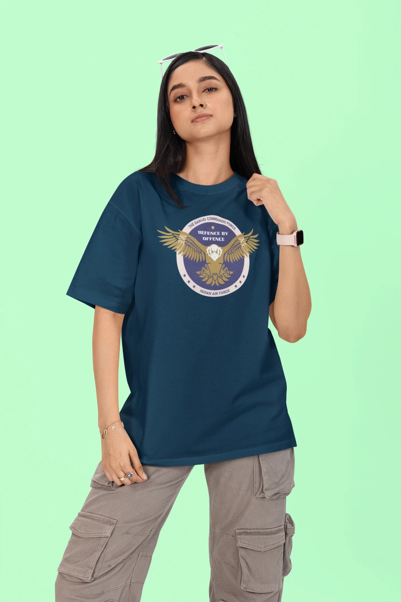 Garud Commando Force Oversized T-Shirt