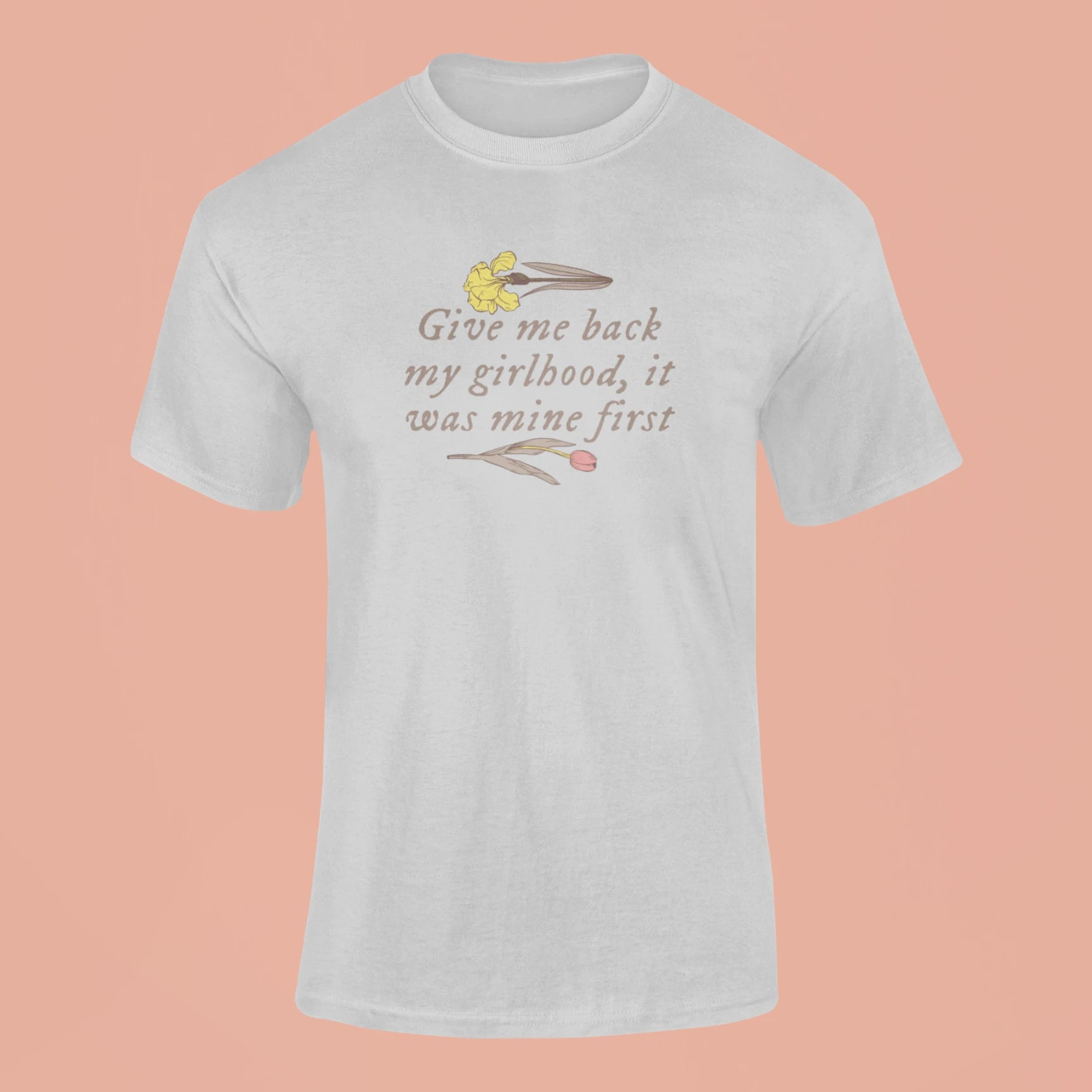 give me back my girlhood it was mine first t shirt grey