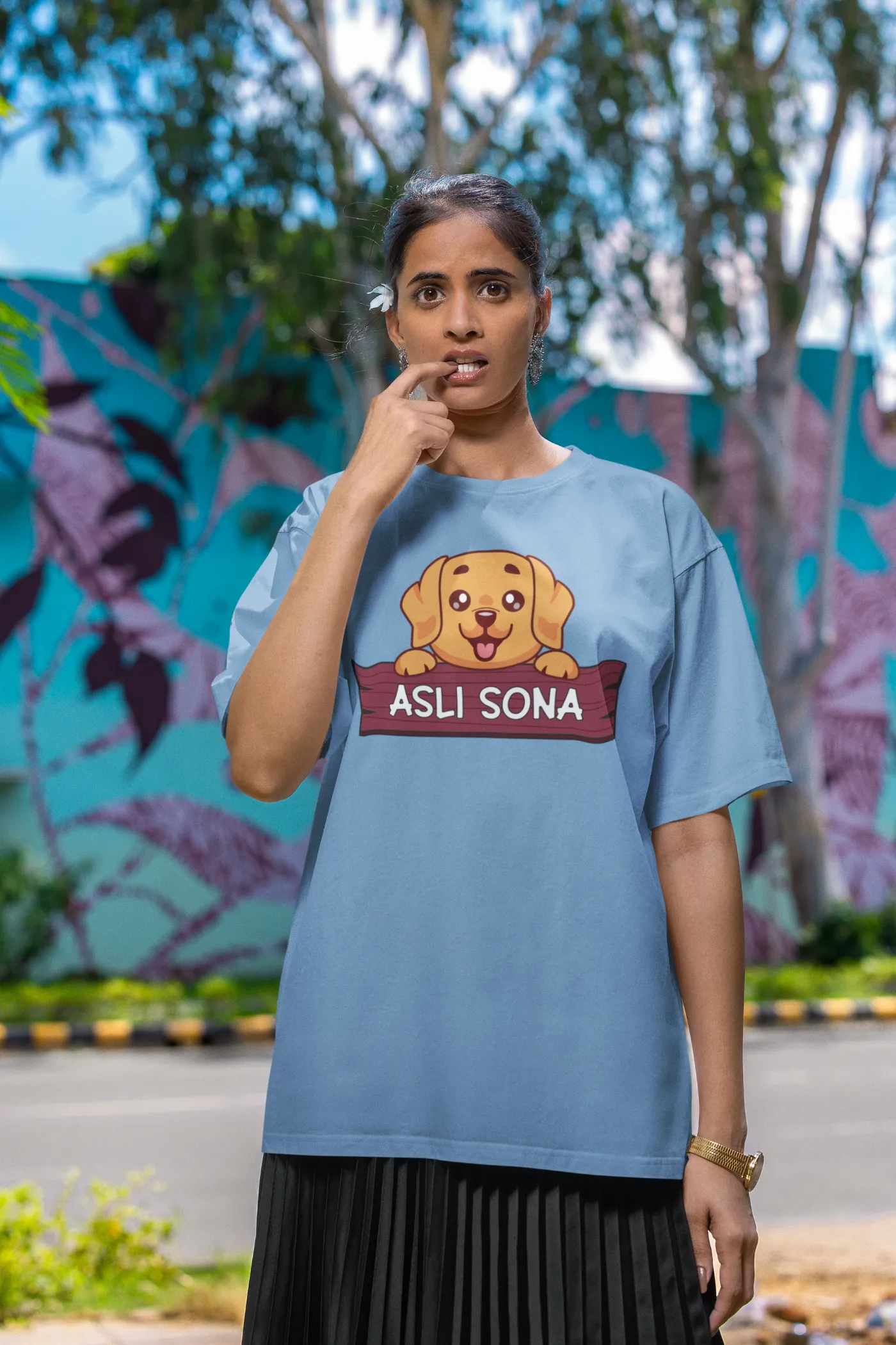 Golden Retriever - Asli Sona Oversized T-shirt