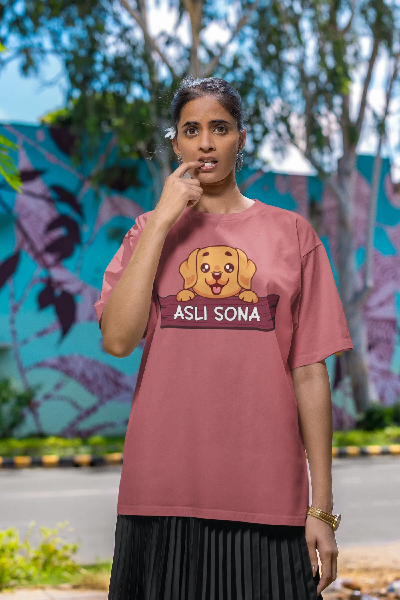 Golden Retriever - Asli Sona Oversized T-shirt