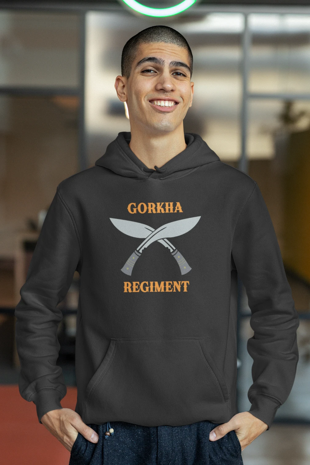 Gorkha Regiment Kukri Unisex Hoodie