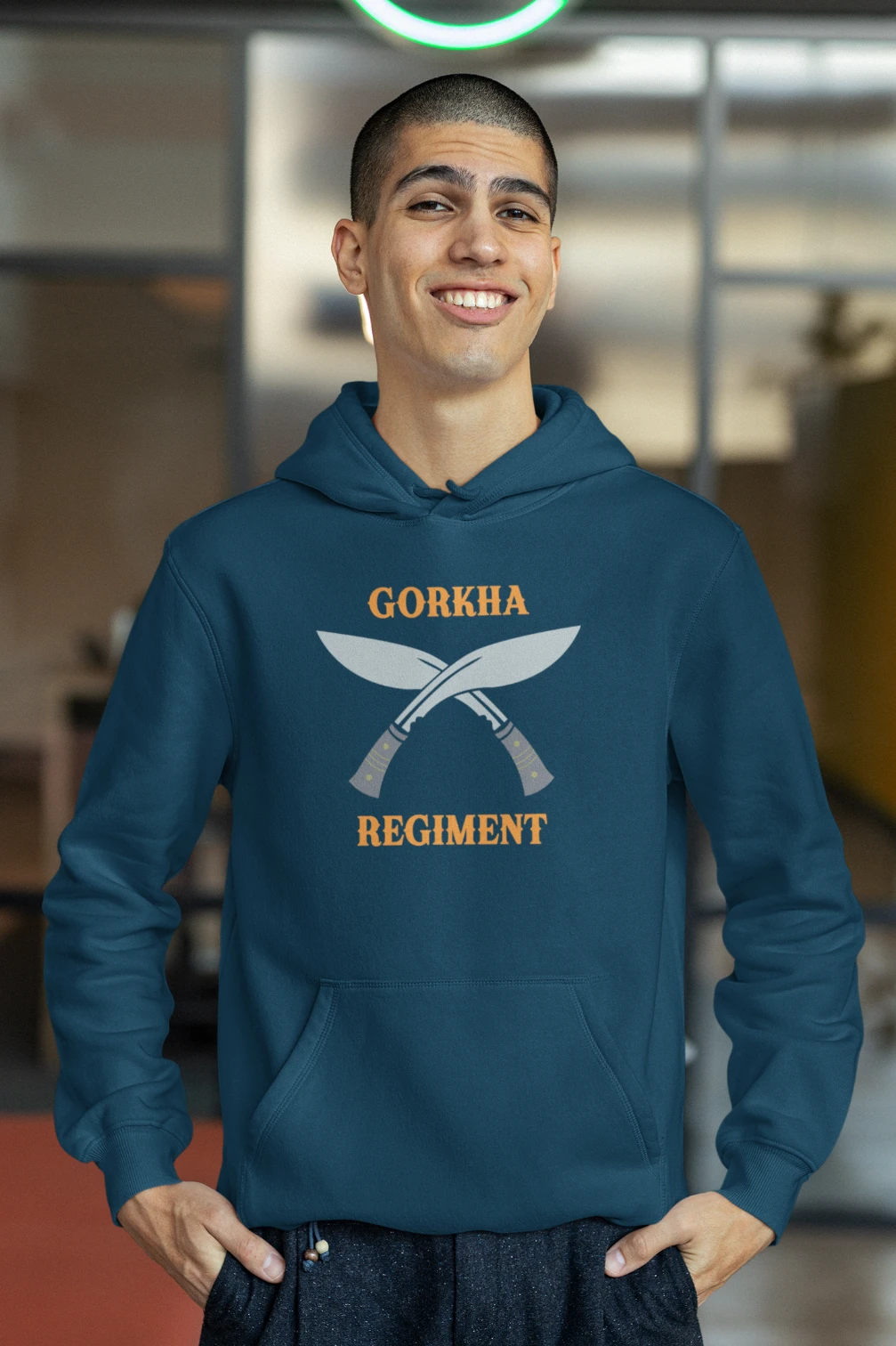 Gorkha Regiment Kukri Unisex Hoodie