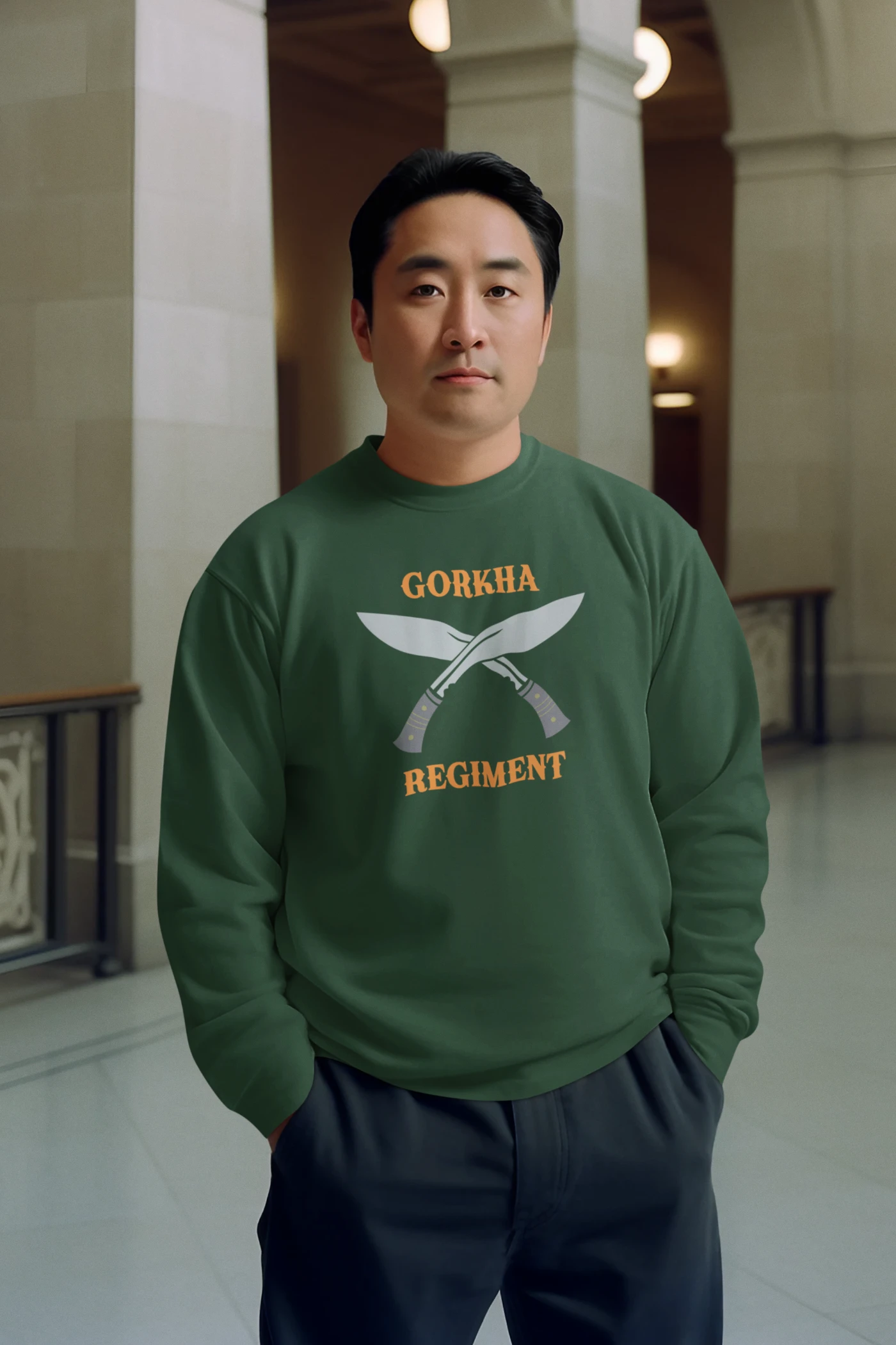 Gorkha Regiment Kukri Unisex Sweatshirt