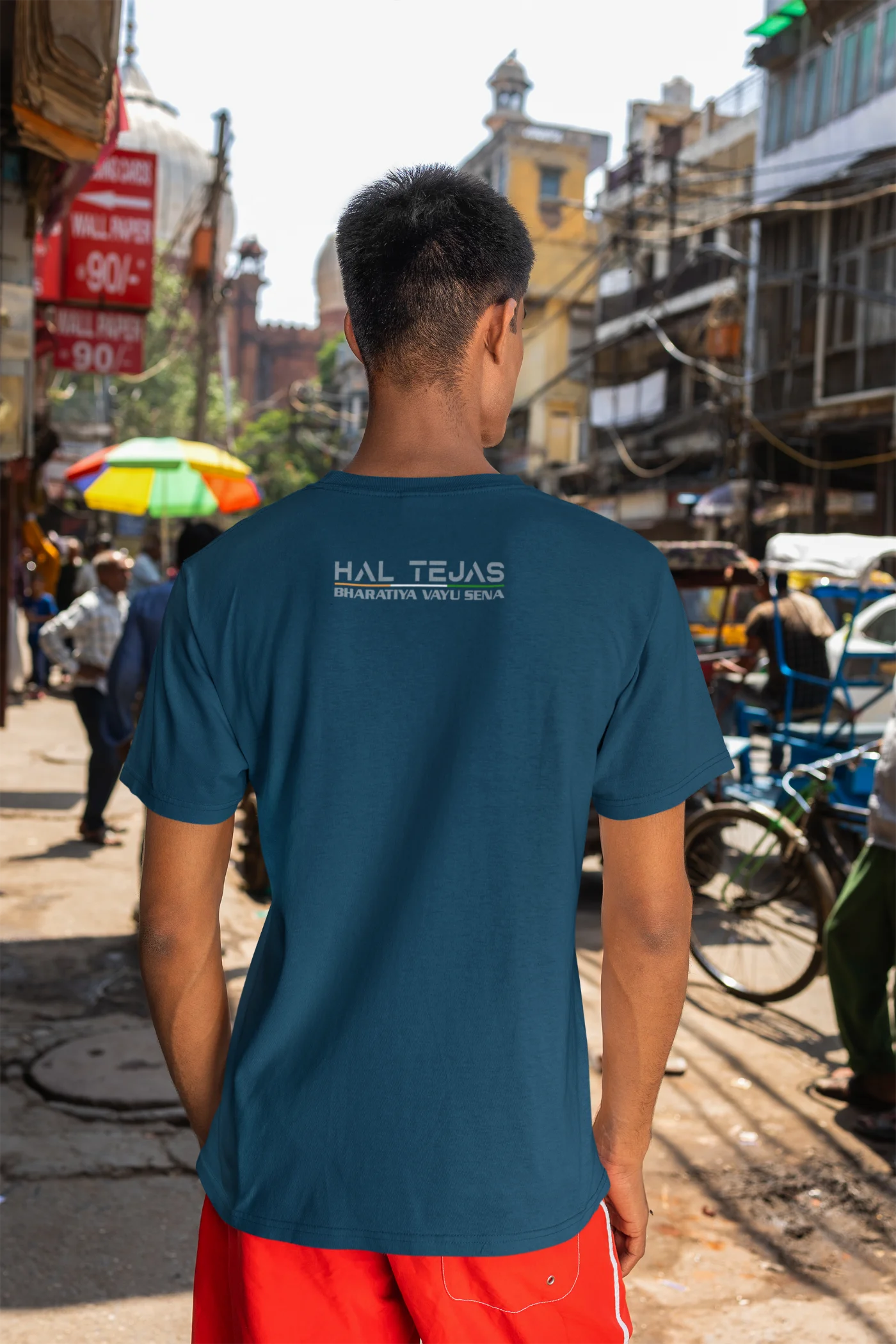 HAL Tejas (print op voor- en achterkant) T-shirt