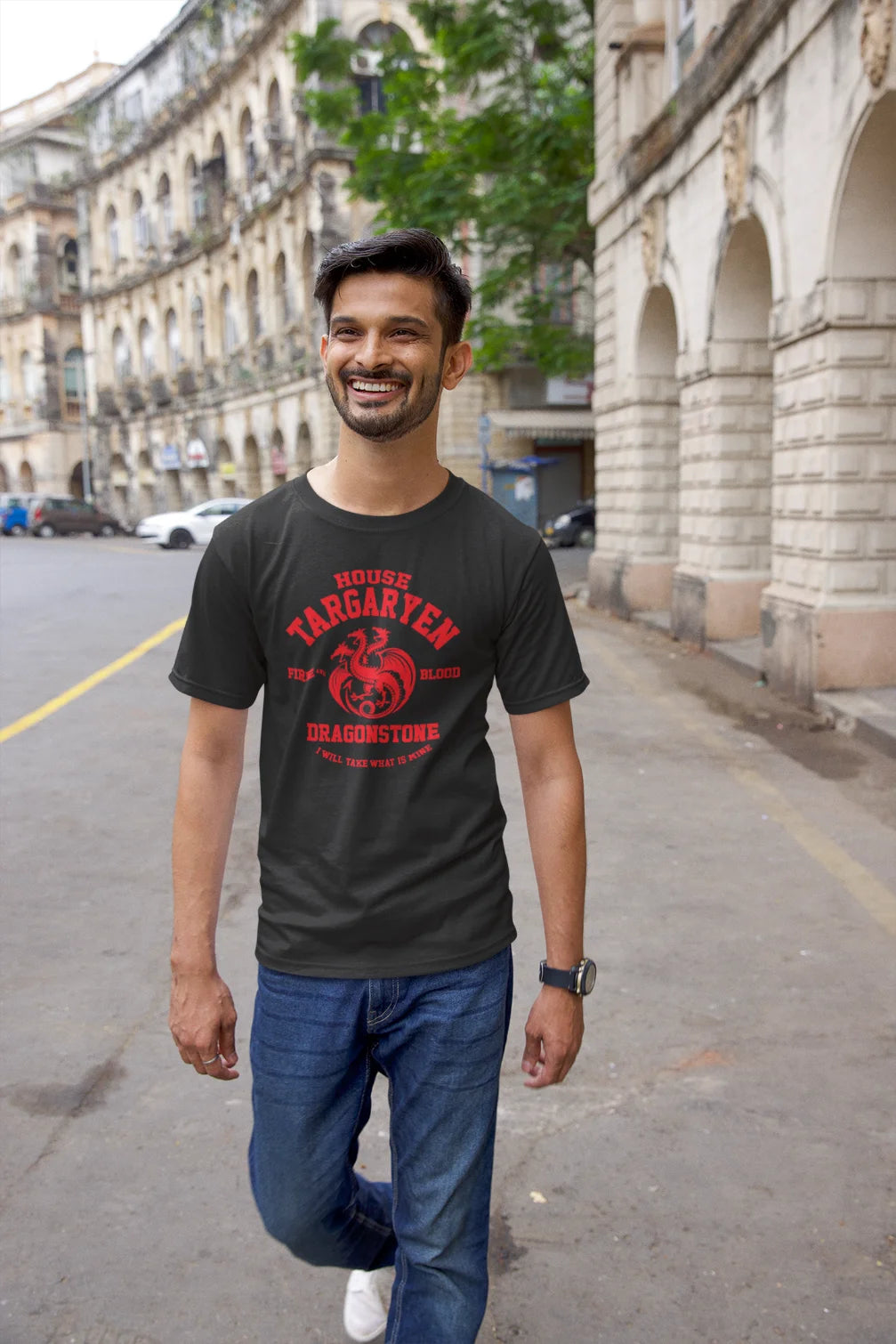 Huis Targaryen vuur en bloed T-shirt