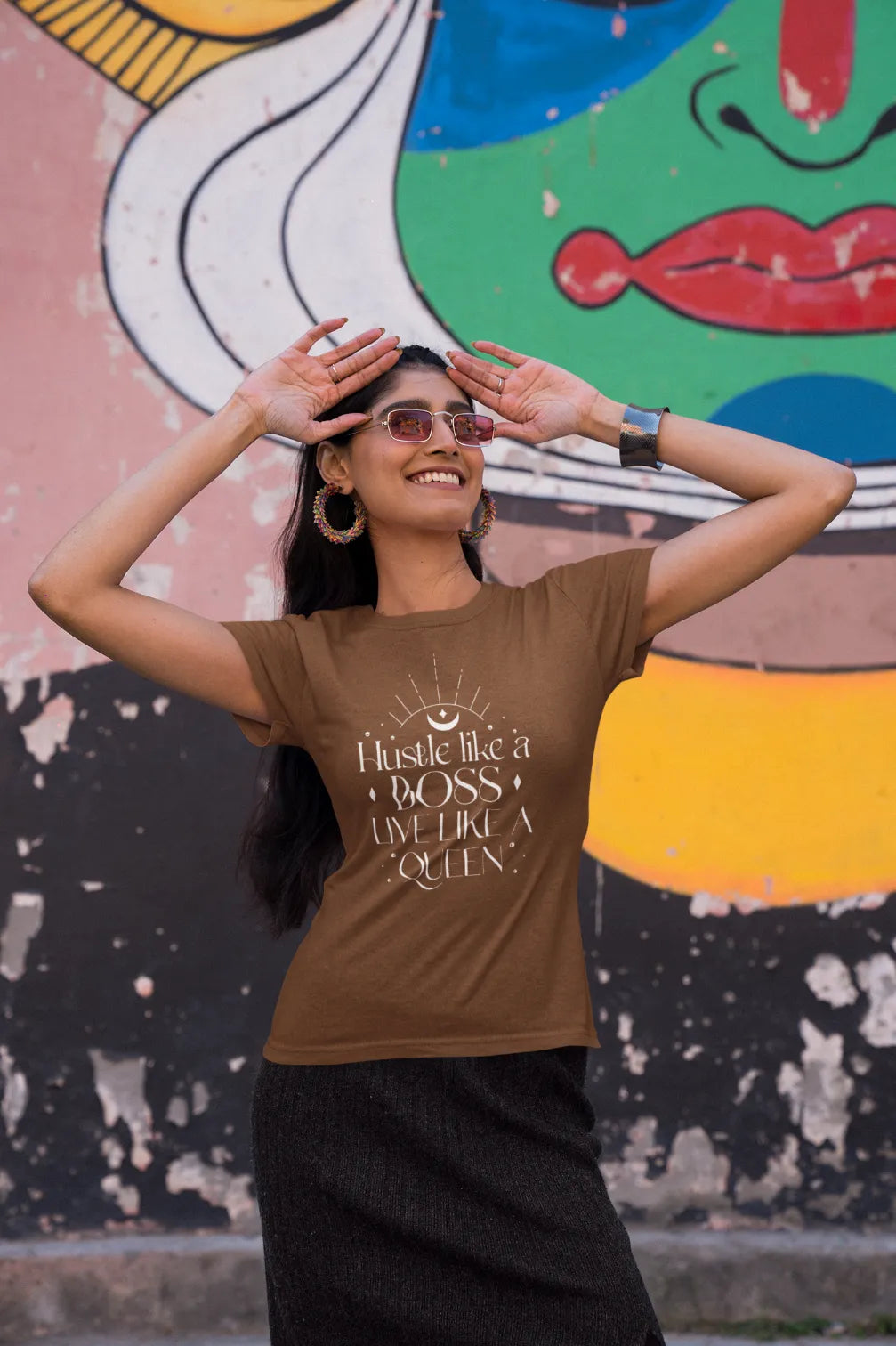Hustle like a boss live like a queen