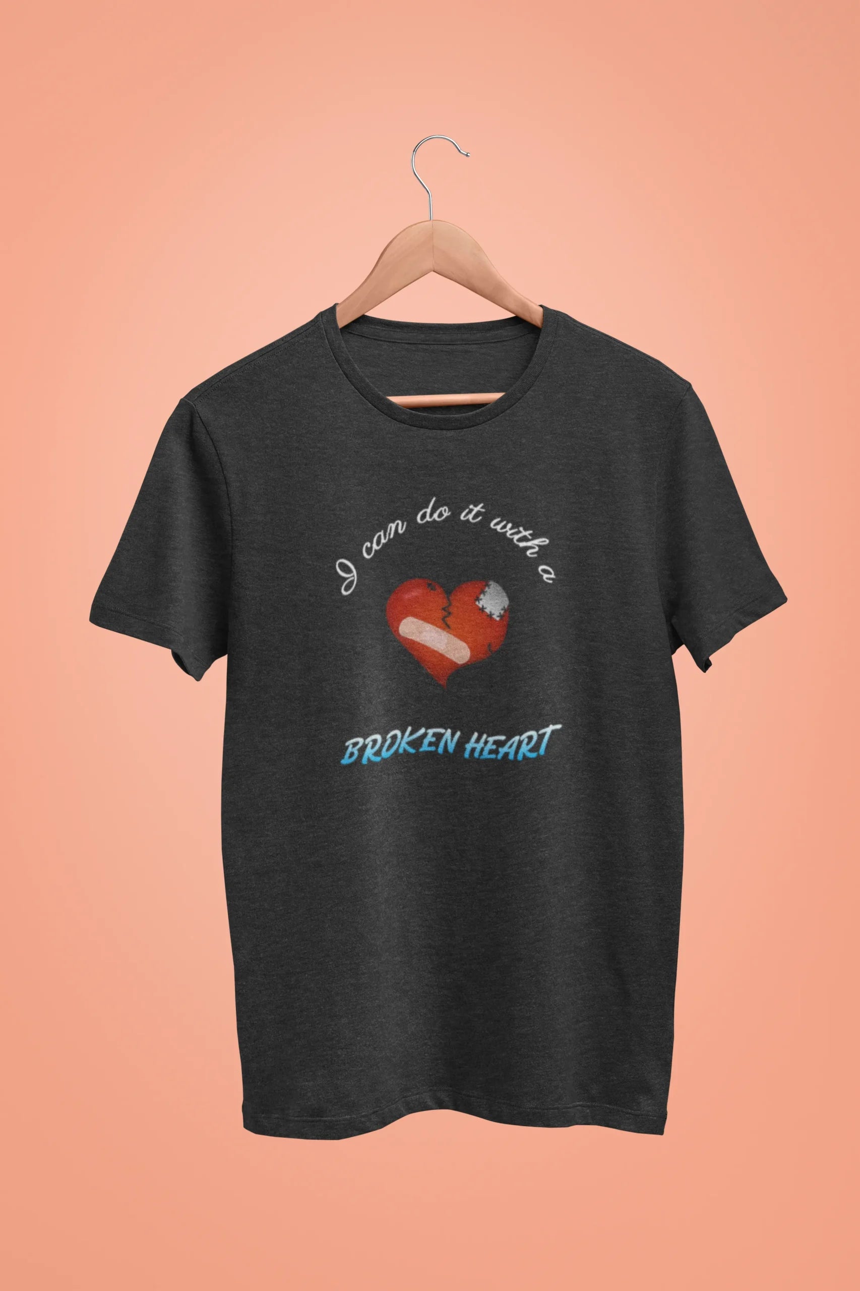 i can do it with a broken heart oversized t shirt black scaled