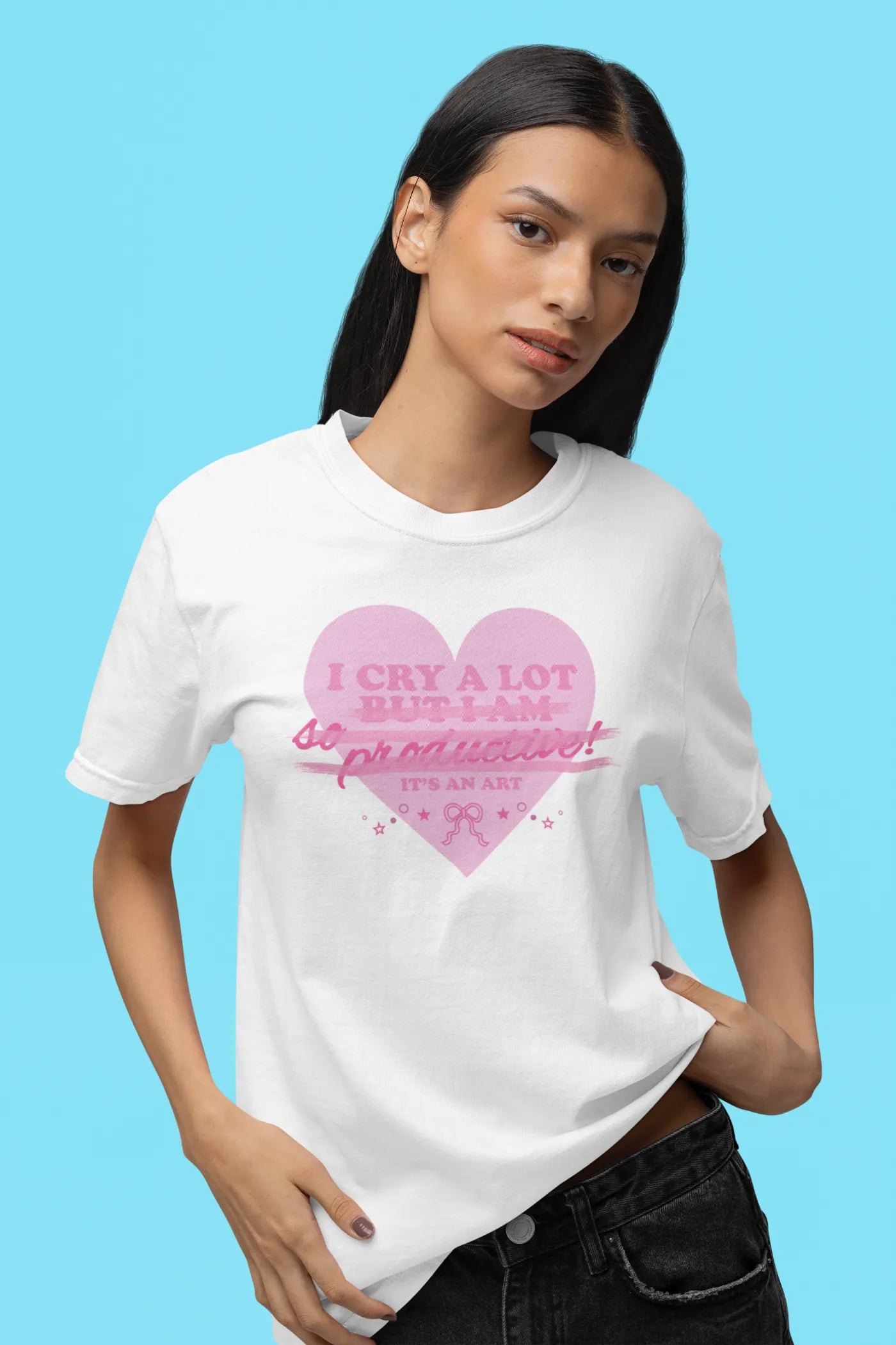 I cry a lot, it's an art