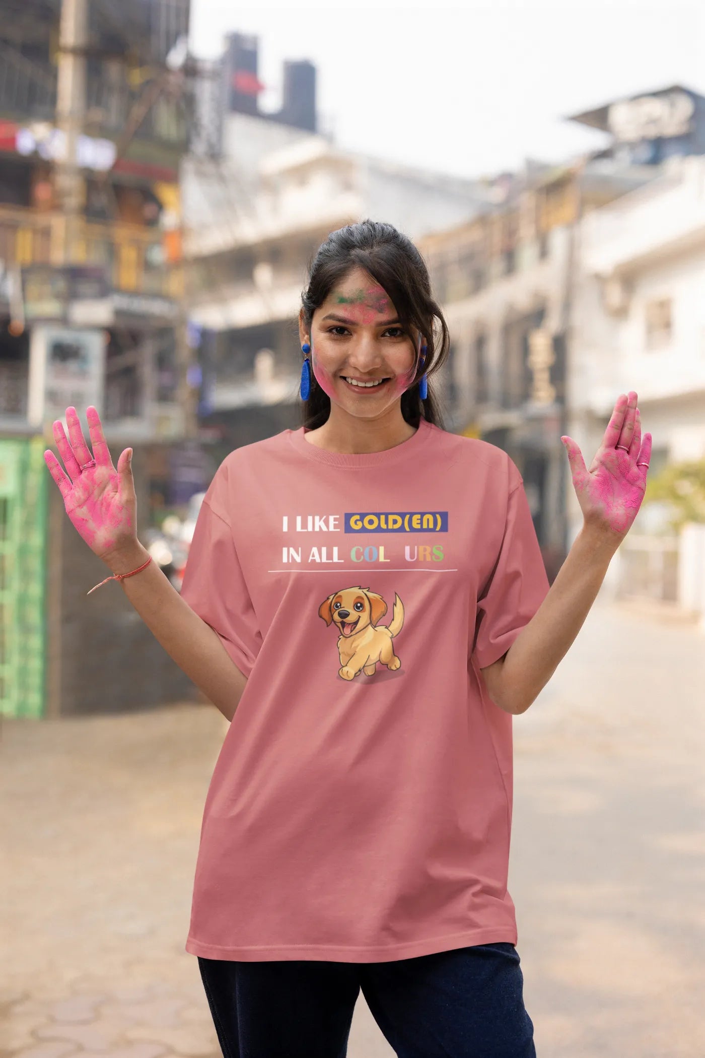 I like Golden in all colours Oversized T-Shirt