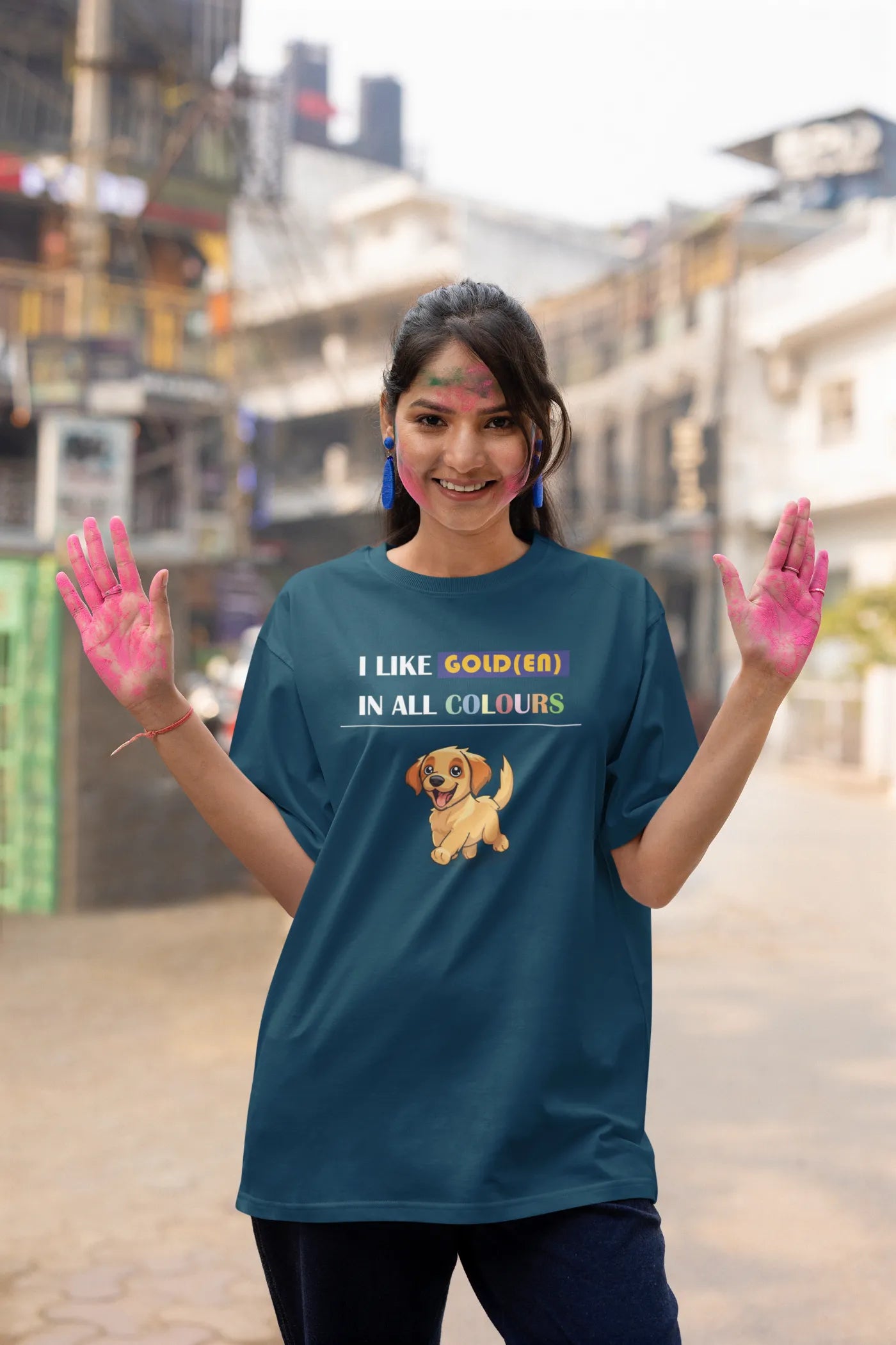 I like Golden in all colours Oversized T-Shirt