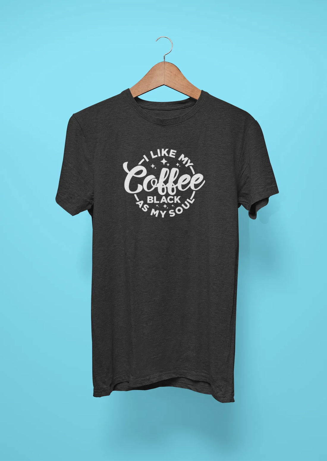 i like my coffee black as my soul black