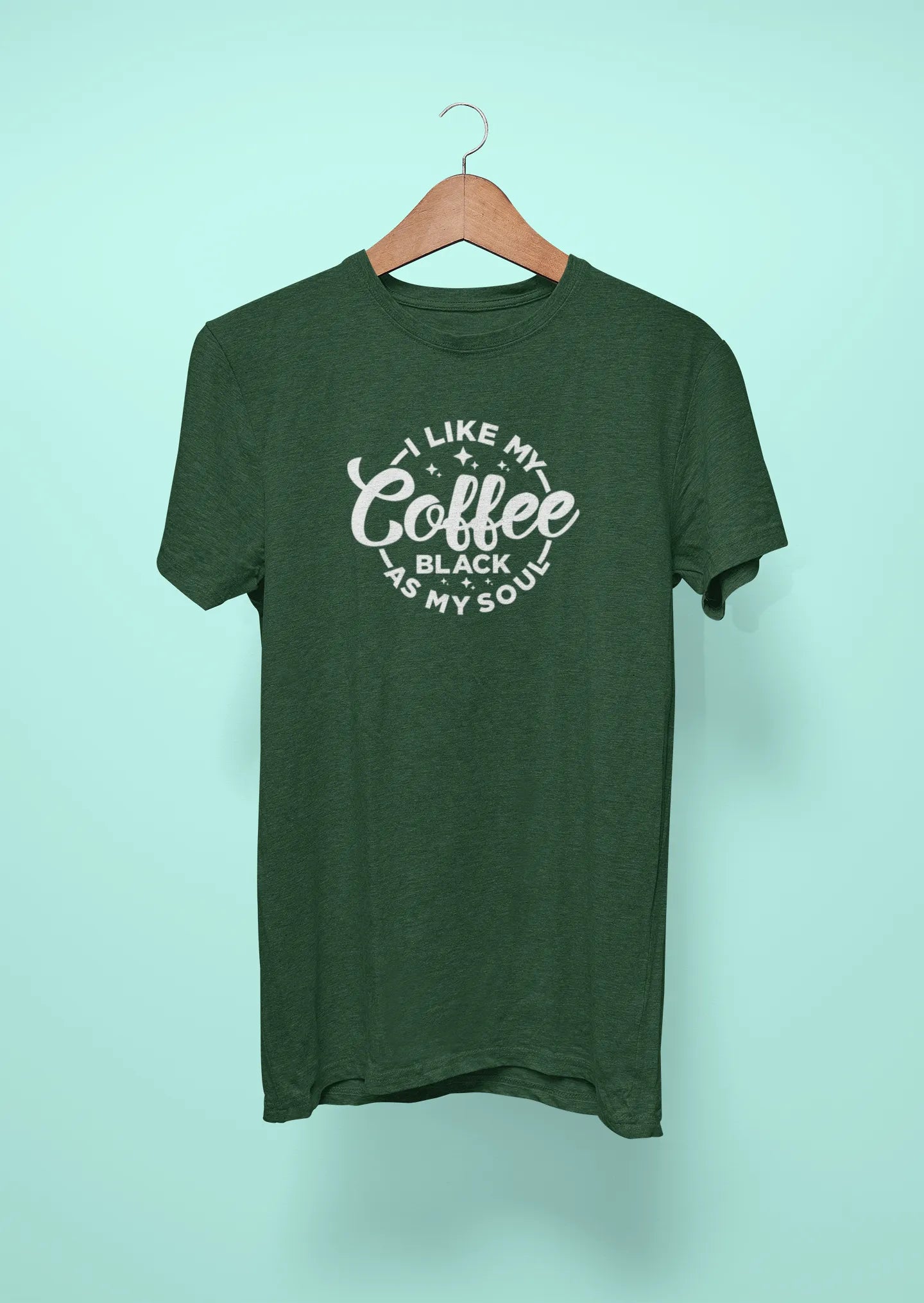 i like my coffee black as my soul green