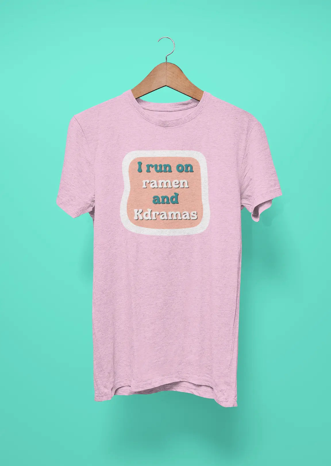 i run on ramen and kdramas pink