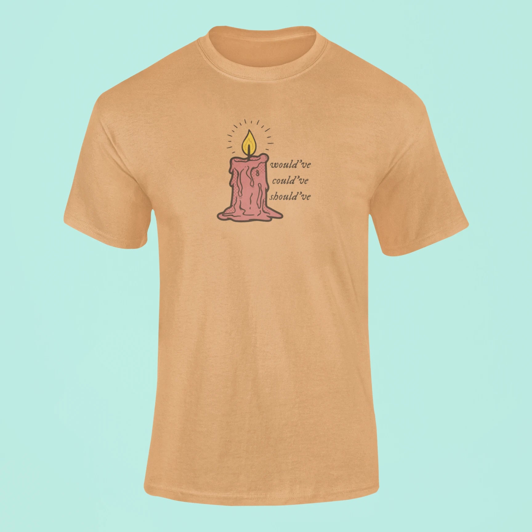 i wouldve i couldve i shouldve t shirt mustard yellow