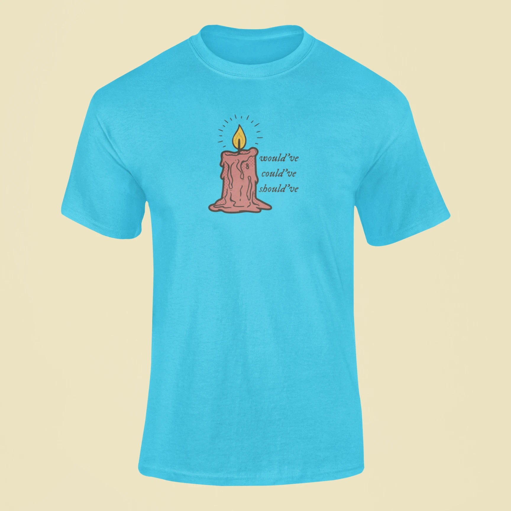 i wouldve i couldve i shouldve t shirt sky blue