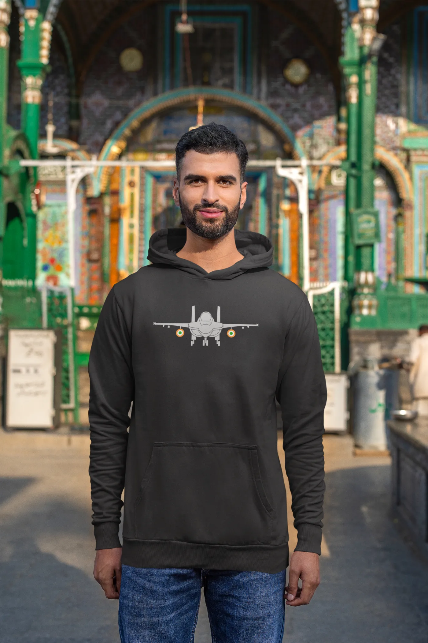 IAF Fighter Jet Oversized Unisex Hoodie