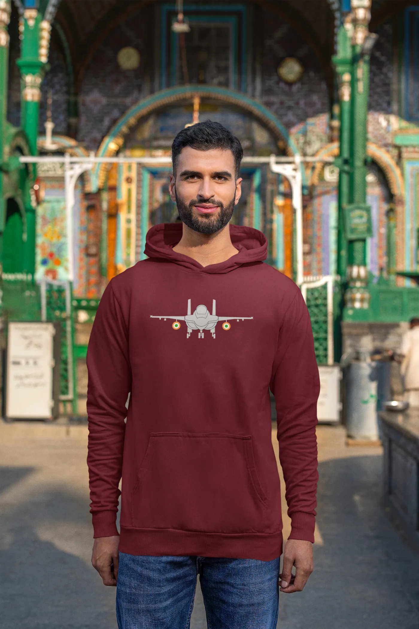 IAF Fighter Jet Oversized Unisex Hoodie